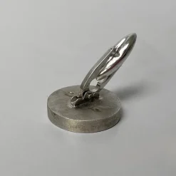 Pamono Italian Murano Glass and Silver 926 Cufflinks by Constantini Gioielli, 1990s, Set of 2><noscript><img width=