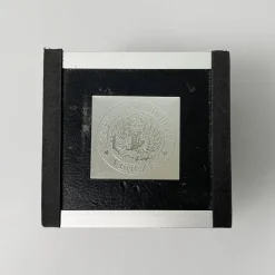 Pamono Italian Murano Glass and Silver 926 Cufflinks by Constantini Gioielli, 1990s, Set of 2><noscript><img width=