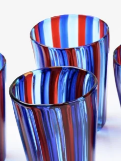 Hot Pamono Italian Murano Glasses by Mariana Iskra for Ribes the Art of Glass, Set of 2