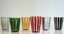 Online Pamono Italian Murano Glassware by Mariana Iskra for Ribes Studio, 2004, Set of 6