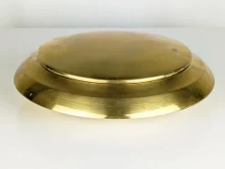 Pamono Italian Nickel-Plating and Brass Solaria Boxes by Nella Longari, 1970s, Set of 2><noscript><img width=