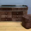 Online Pamono Italian Nubuck Dressing Table, 1970s