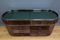 Online Pamono Italian Nubuck Dressing Table, 1970s