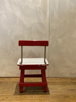 Pamono Italian Nursery School Desk with Chair, 1950s, Set of 2