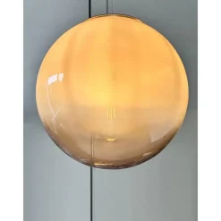 New Pamono Italian Pendant in Vanished Fume Murano Glass by Simoeng