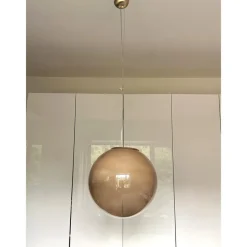 New Pamono Italian Pendant in Vanished Fume Murano Glass by Simoeng