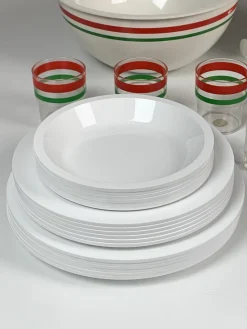 Pamono Italian Picnic Set by Carlo Viglino for Guzzini, 1960s, Set of 28><noscript><img width=