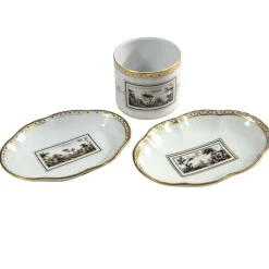 Best Pamono Italian Porcelain Fiesole Set by Richard Ginori, 1960s, Set of 3