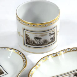 Best Pamono Italian Porcelain Fiesole Set by Richard Ginori, 1960s, Set of 3