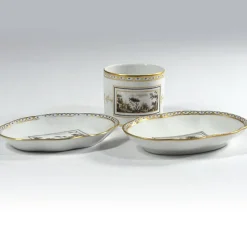 Best Pamono Italian Porcelain Fiesole Set by Richard Ginori, 1960s, Set of 3