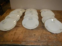 Pamono Italian Porcelain Tableware Set by Richard Ginori for Ariston, 1950s, Set of 15><noscript><img width=