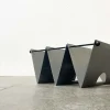 Online Pamono Italian Postmodern Metal Magazine Rack Holder, 1980s