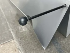 Online Pamono Italian Postmodern Metal Magazine Rack Holder, 1980s
