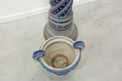 Pamono Italian Pot and Column Stand, 1890s><noscript><img width=
