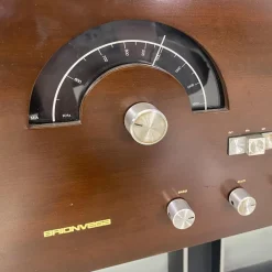Pamono Italian Radiophonograph Rr126 and Record Player attributed to Castiglioni for Brionvega, 1960s><noscript><img width=