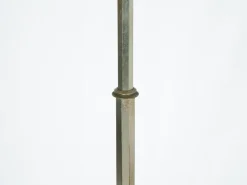 Pamono Italian Rationalist Nickel-Plated Metal and Aluminum Luminator Floor Lamp, 1940s><noscript><img width=