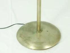 Pamono Italian Rationalist Nickel-Plated Metal and Aluminum Luminator Floor Lamp, 1940s><noscript><img width=