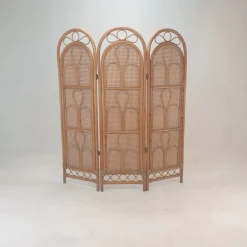 Pamono Italian Rattan and Wicker Room Divider, 1960s> Room Dividers & Screens