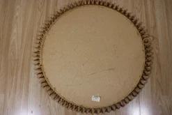 Pamono Italian Rattan Mirror by Franco Albini, 1960s><noscript><img width=