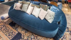 Pamono Italian Round Capitonne Fabric Sofa from VGnewtrend><noscript><img width=