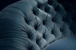Pamono Italian Round Capitonne Fabric Sofa from VGnewtrend><noscript><img width=