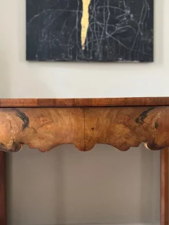 Clearance Pamono Italian Rustic Scalloped Console Table