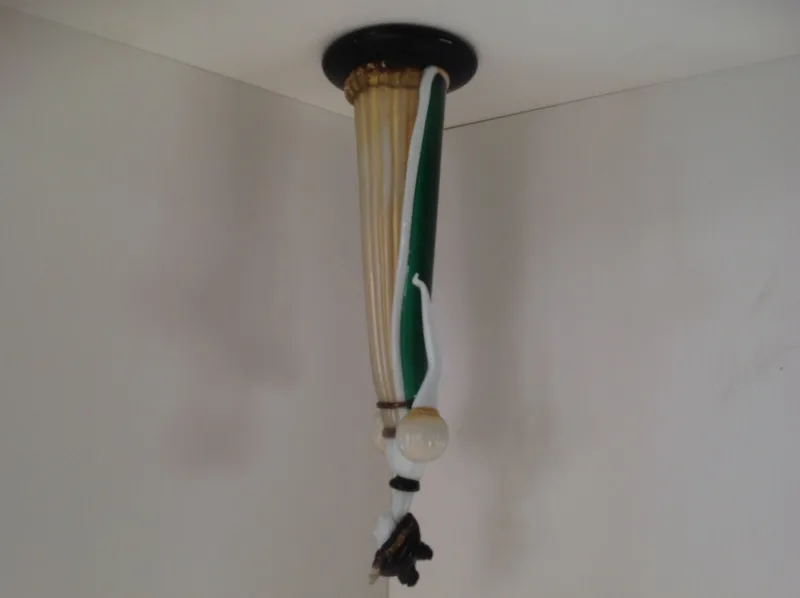 New Pamono Italian Sculpture in Glass, 1970s