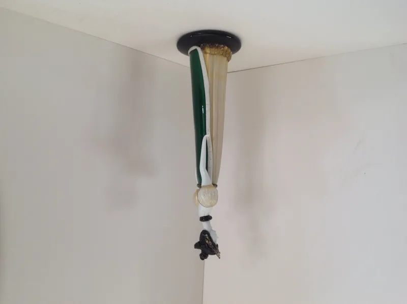 New Pamono Italian Sculpture in Glass, 1970s