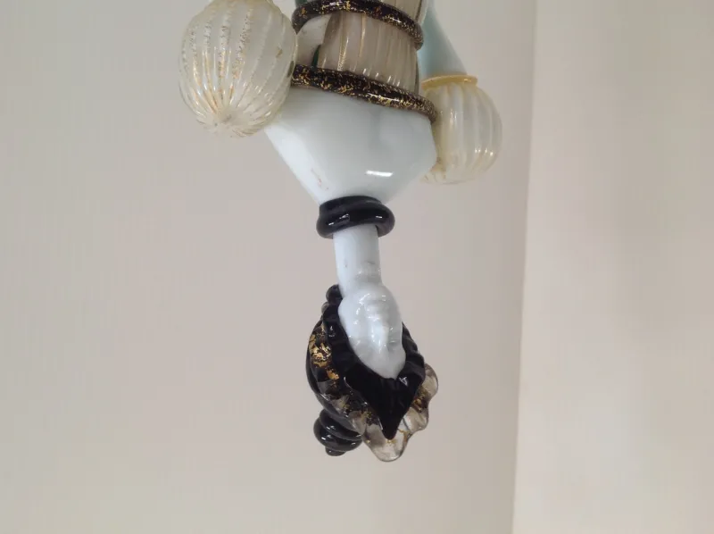 New Pamono Italian Sculpture in Glass, 1970s