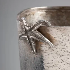 Online Pamono Italian Silver Vase with Shell Motifs, 1940s
