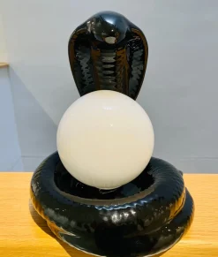 Clearance Pamono Italian Snake Cobra Lamp by Avobin, 1970s