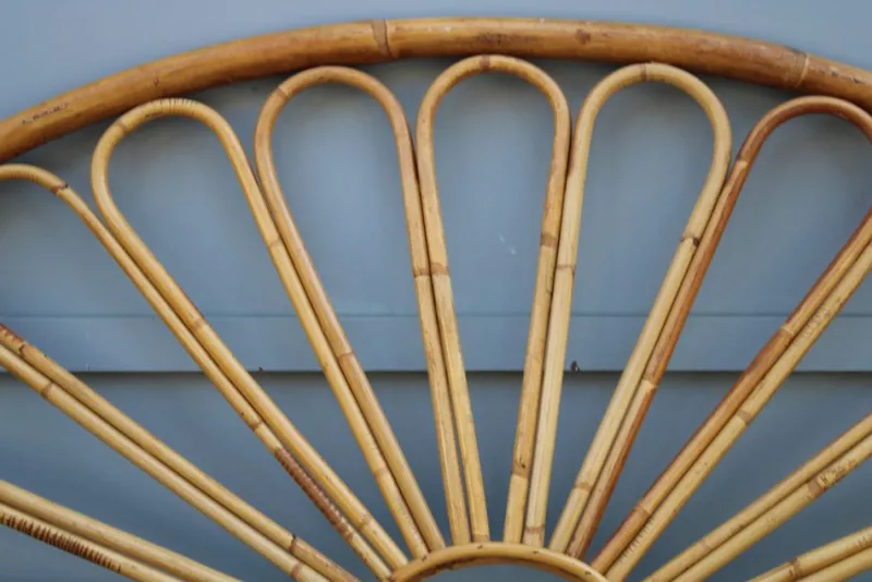 Pamono Italian Solid Bamboo Headboard, 1950s> Beds & Bedroom Sets