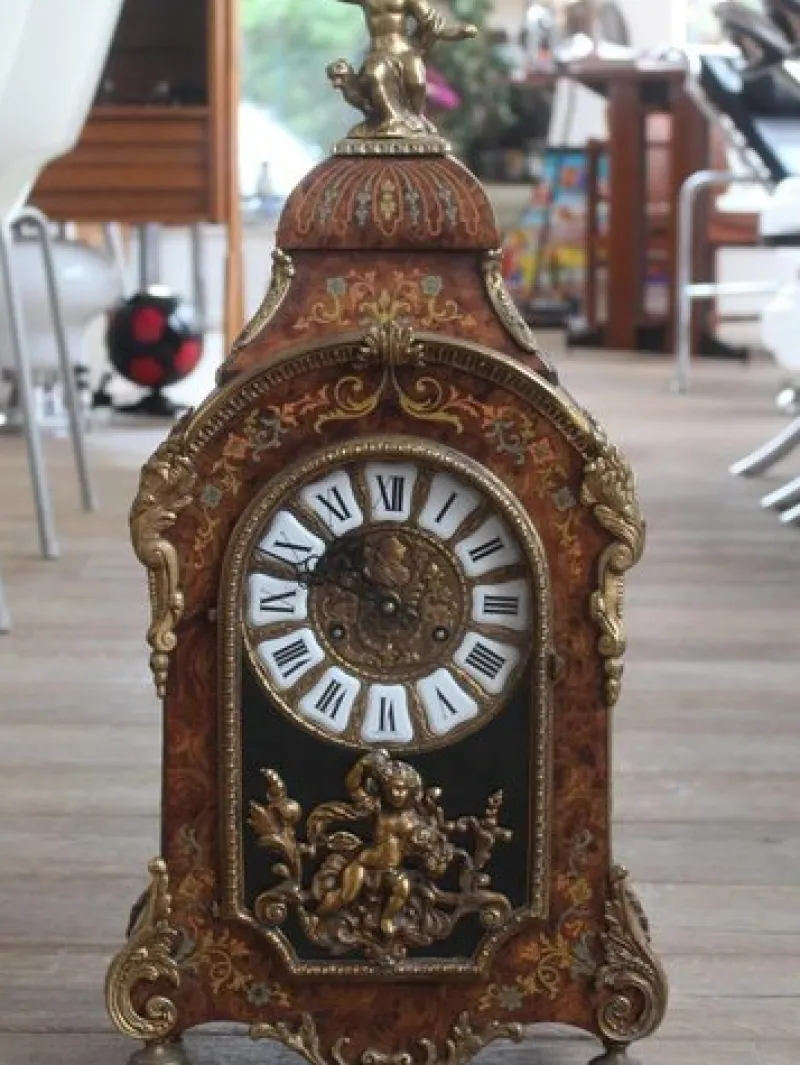 Pamono Italian Table Clock, 1950> Clocks