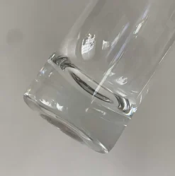 Pamono Italian Tall Tumbler-Shaped Crystal Glasses with Gold Rims and Scrollwork Motifs from Cellini, Italy, 1970s, Set of 6><noscript><img width=