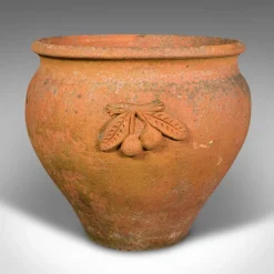 Pamono Italian Terracotta Olive Tree Planter, 1950s> Planters And Jardiniere