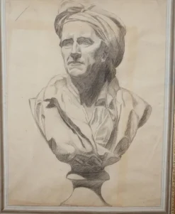 Pamono Italian 19th Century Sketches by F Mazzoli, Set of 4><noscript><img width=