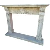 Discount Pamono Italian Travertine Marble Fireplace, Early 20th Century