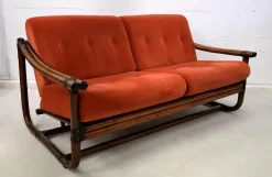 Pamono Italian Two-Seater Bamboo Lounge Sofa, 1960s> Garden Seating