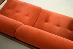 Pamono Italian Two-Seater Bamboo Lounge Sofa, 1960s><noscript><img width=