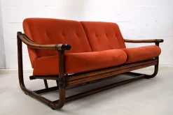 Pamono Italian Two-Seater Bamboo Lounge Sofa, 1960s><noscript><img width=