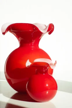 Pamono Italian Vases by Mariana Iskra for Ribes the Art of Glass, Set of 2><noscript><img width=