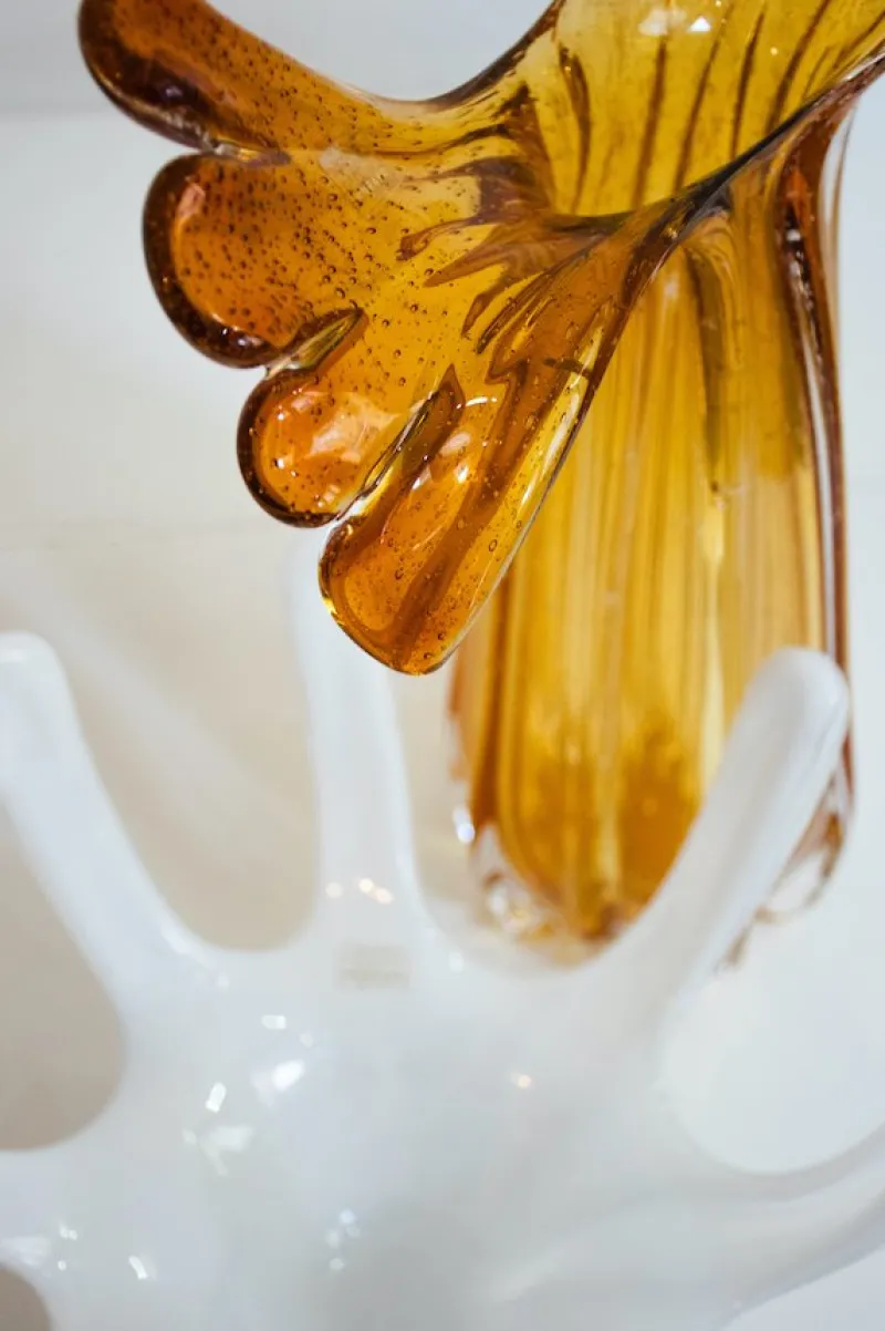 Pamono Italian Vases by Mariana Iskra for Ribes the Art of Glass, Set of 2> Tabletop|Vases
