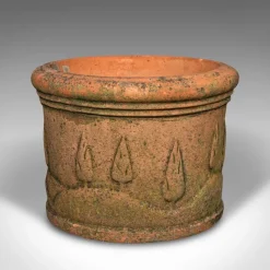 Pamono Italian Victorian Decorative Terracotta Jardinieres, 1890s, Set of 2><noscript><img width=