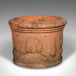 Pamono Italian Victorian Decorative Terracotta Jardinieres, 1890s, Set of 2><noscript><img width=