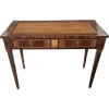 Outlet Pamono Italian Walnut Marquetry Desk, 1980s