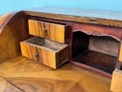 Pamono Italian Walnut Veneered Flap Desk, 1930s><noscript><img width=