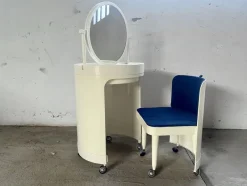 Best Pamono Italian White Dressing Table and Chair from Studio Kastilia, 1970s, Set of 2