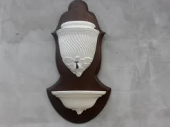 Discount Pamono Italian White Faience Wall Fountain, 1950s
