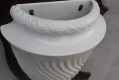 Discount Pamono Italian White Faience Wall Fountain, 1950s