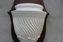 Discount Pamono Italian White Faience Wall Fountain, 1950s